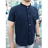 Рубашка мужская лен  большого размера